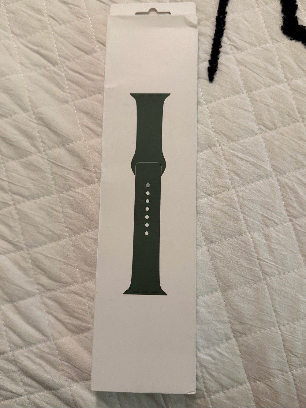Apple Sport Band - Dark Green Silicone NWT